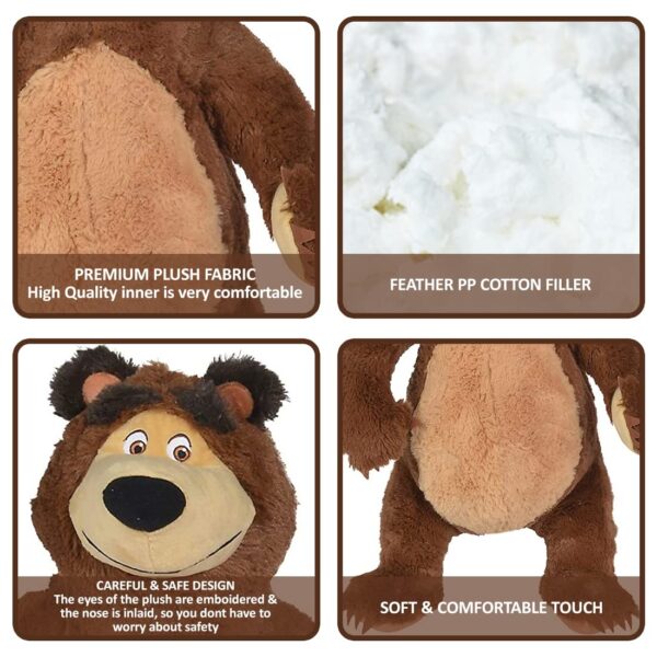 Bear Simba Plush Soft Teddy Bear for Kids | (30cm, Brown) - Image 5