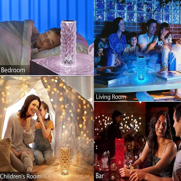 Crystal Lamp,16 Color Changing - Image 3